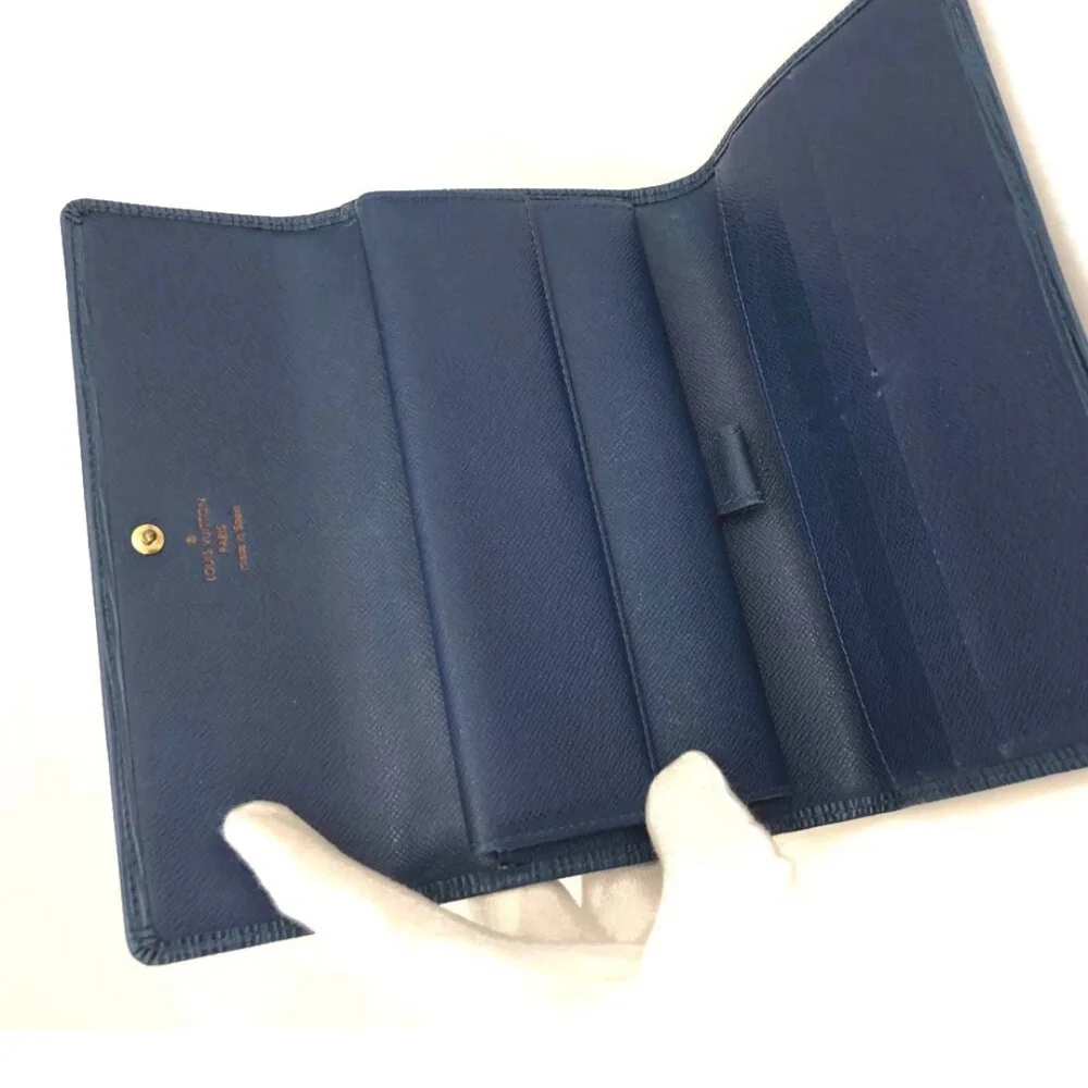 Louis Vuitton Epi Leather Blue Wallet - Picture 5 of 10